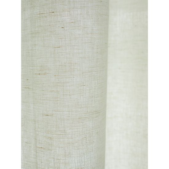 Штора из хлопка и льна кремового цвета из коллекции essential, 150х290 см