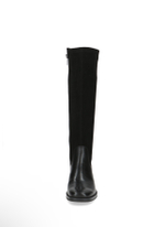 Сапоги высокие кожаные на устойчивом каблуке  Caprice