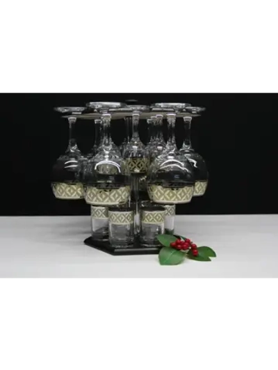 Барный набор 18 предметный с фужером