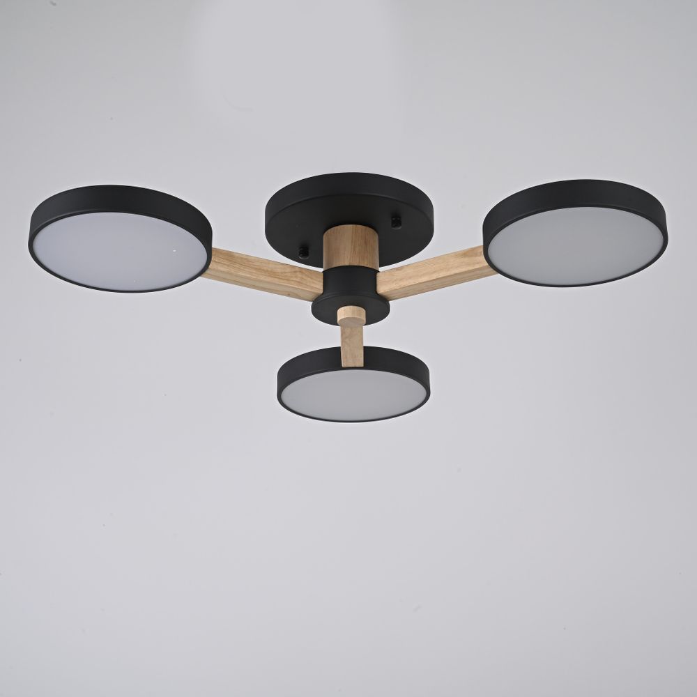 Потолочная Люстра Turna 3 Black By Imperiumloft