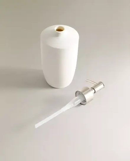 ZARA HOME ДОЗАТОР МЫЛА ИЗ КЕРАМИКИ, БЕЛЫЙ