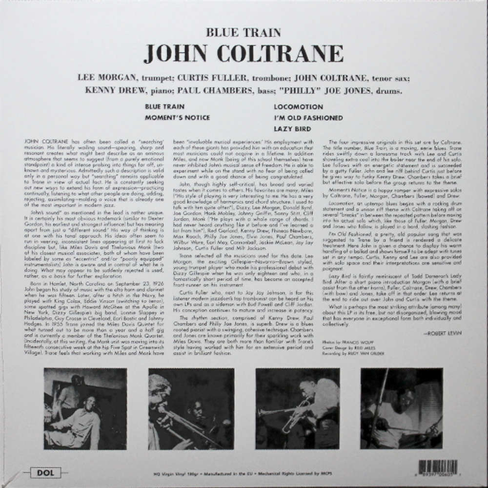 John Coltrane / Blue Train (Coloured Vinyl)(LP)