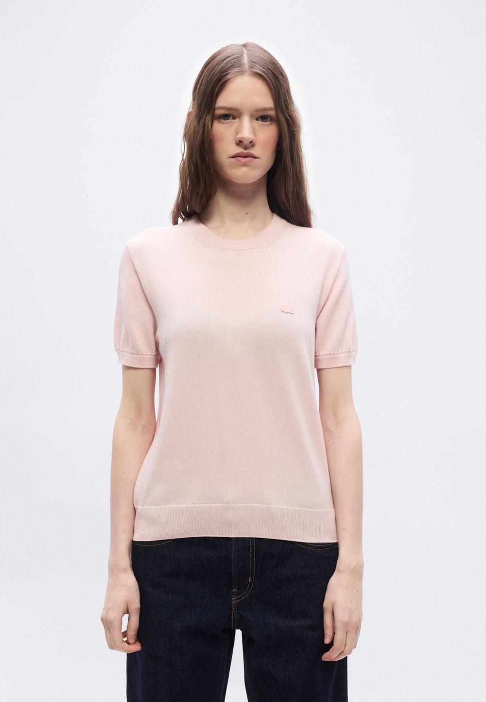 Lacoste Базовая футболка - Розовый (LA221I07U-J11)