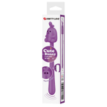 Фиолетовый гибкий вибратор - 14,2 см.