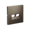 Накладка двойная ArtGallery для информационных функций типа Keystone мокко SE GAL000690