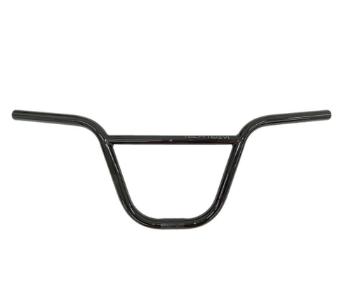 Руль для BMX HB-680/22ST. 680 мм, 8.75" трубы: 22.2x1.6T и 19x1.2T. стальной, черный