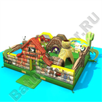 Коммерческий надувной батут "Маленькая ферма"