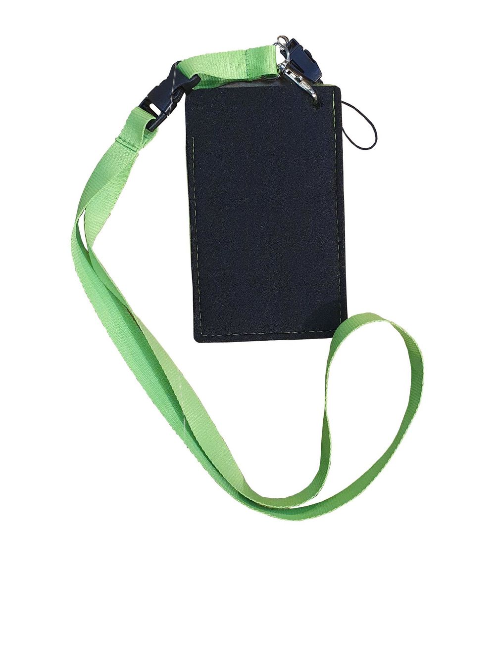 Ланьярд из фетра для карт Зелёный