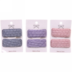 Зажимы для волос 2шт «New collection - Laura», микс 6 цветов, 6*2см