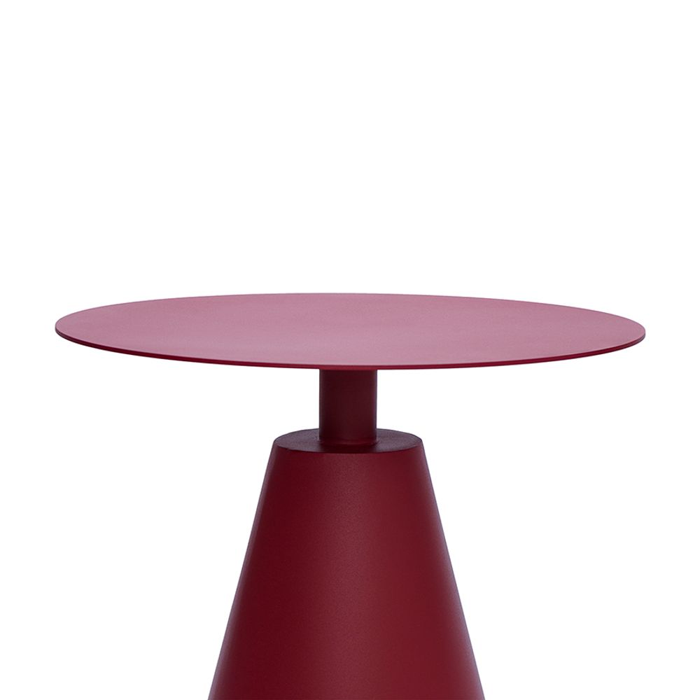 Столик кофейный Marius, Ø50 см, красный