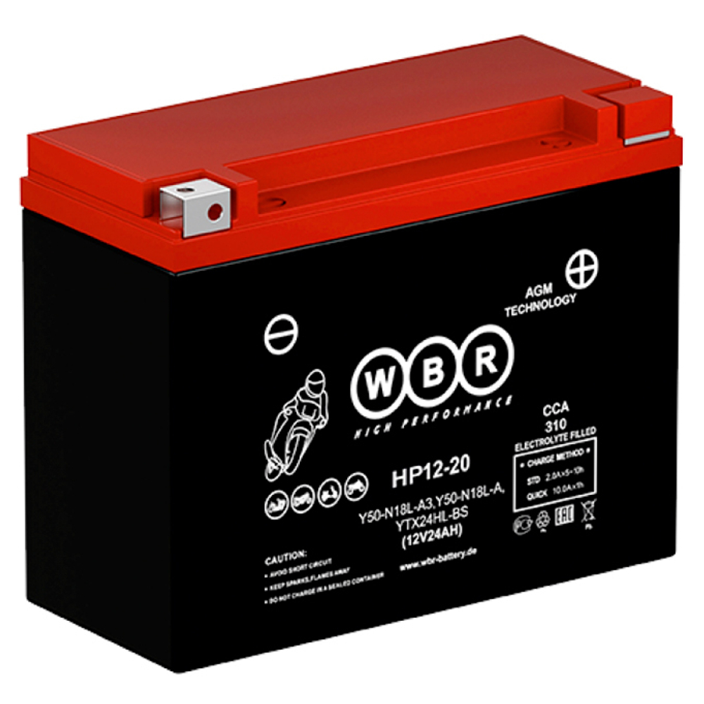 Аккумулятор WBR AGM HIGH PERFORMANCE YB16CL-B (HP12-20 WBR)