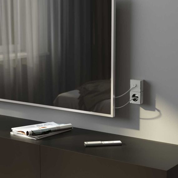 ТВ-розетка оконечная Werkel Gallant серебряный W5083006 4690389167201