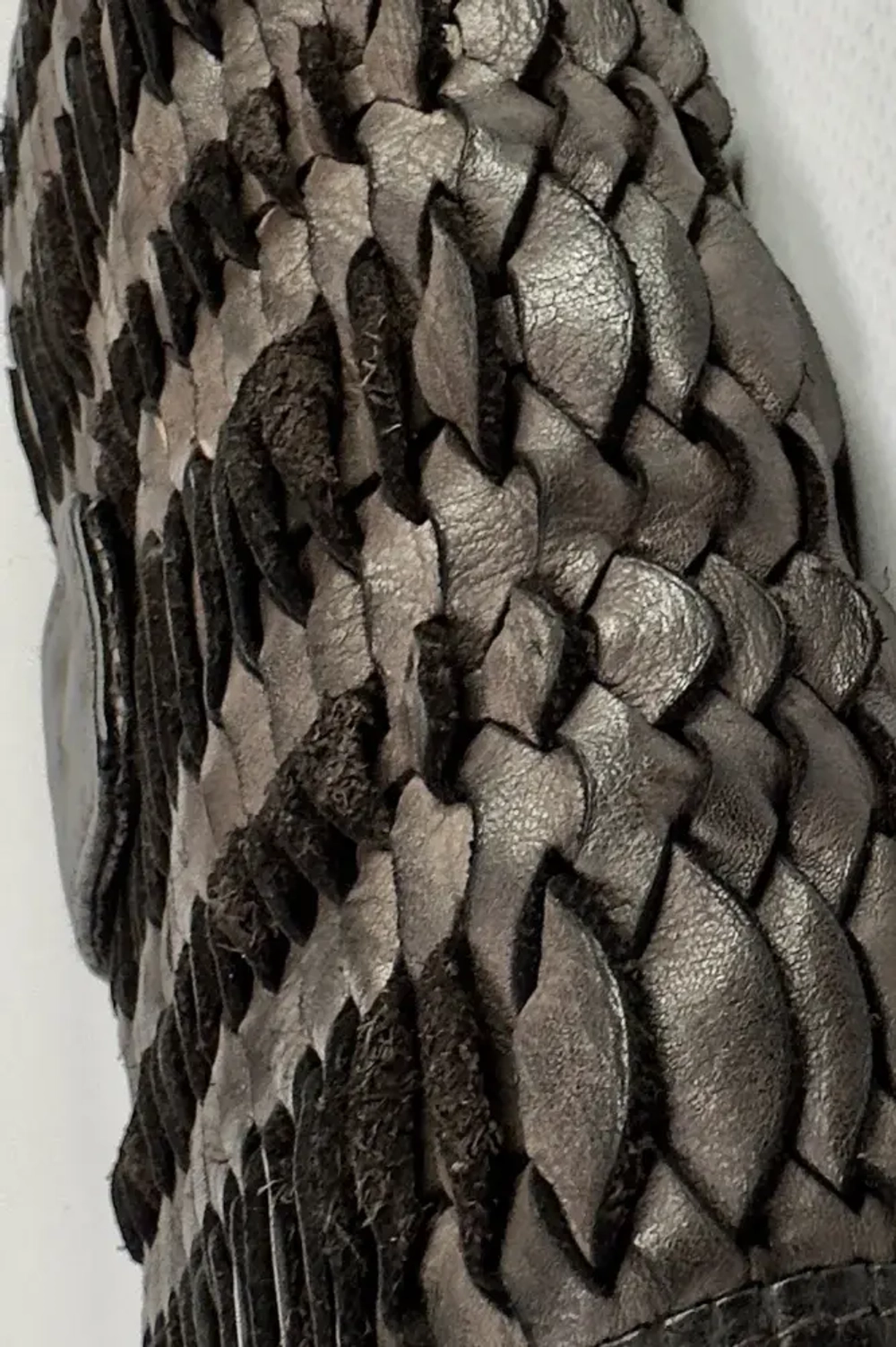 Женский кошелек из натуральной винтажной кожи коричневого цвета