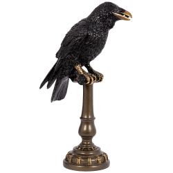 Ворон Рэйвен Черный Бронза