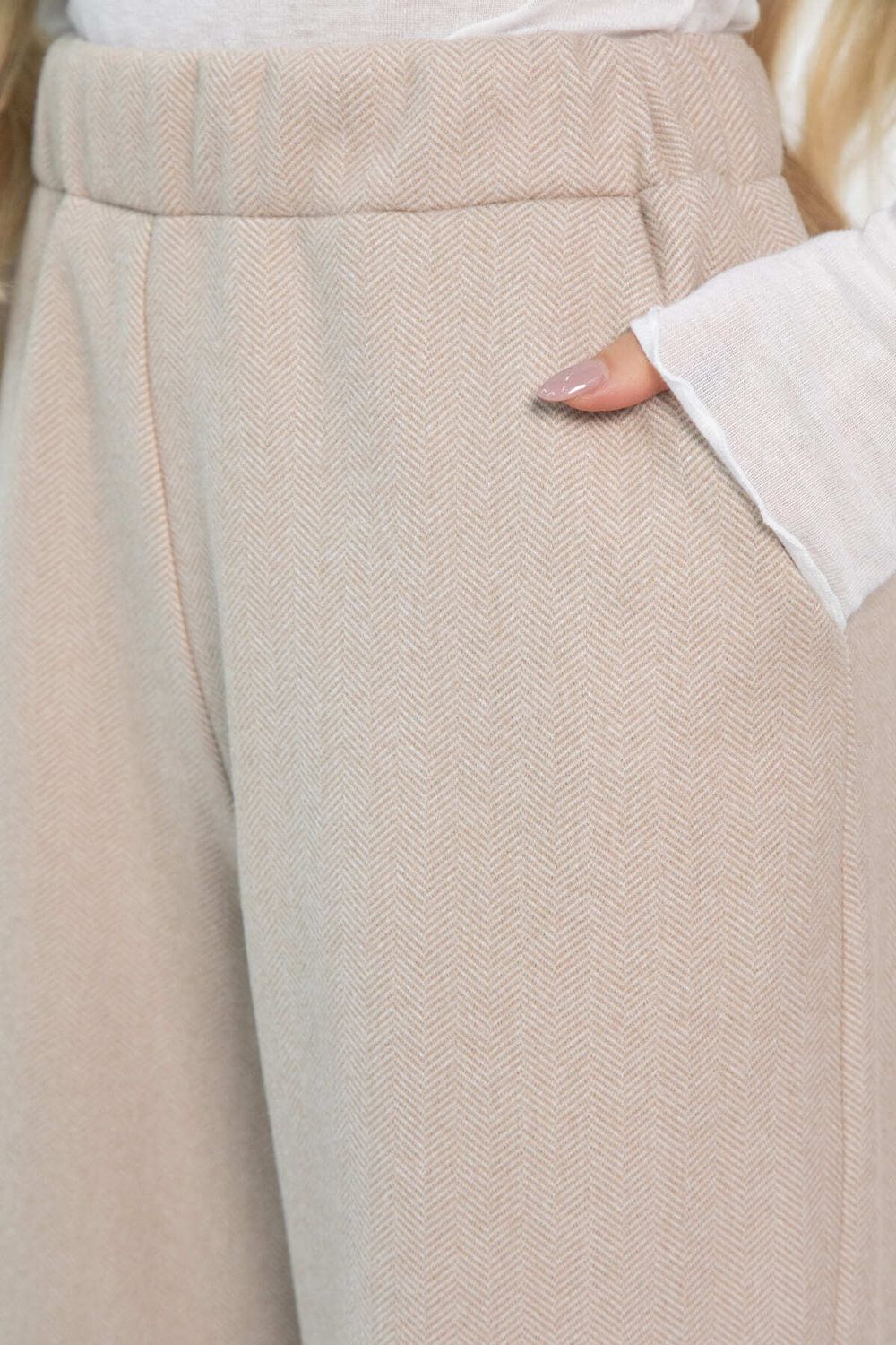 Брюки Остатки тепла (бежевые) Б14903-7М LT Collection