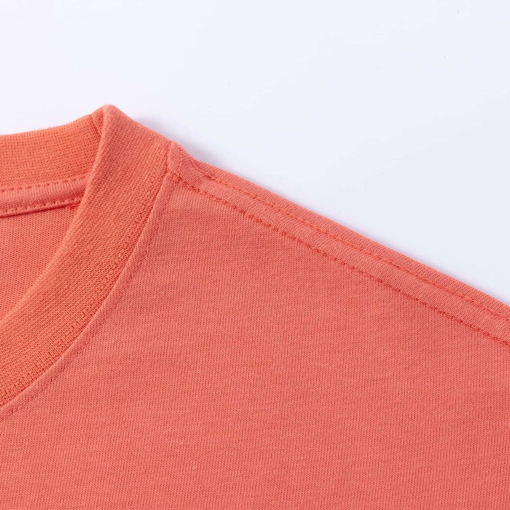 Футболка Ymkashix Ghost кораллово-оранжевая