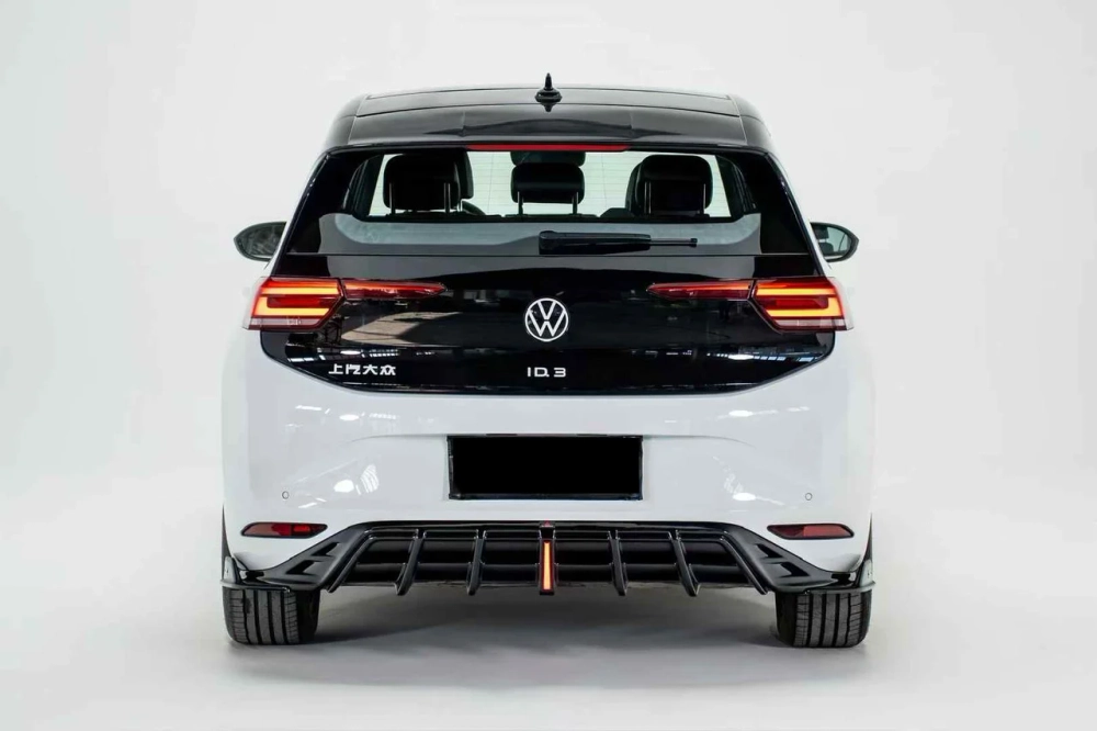 Обвес на Volkswagen ID 3 Фолксваген Губа переднего бампера Диффузор заднего бампера