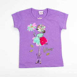 футболка Дама с цветком Whoops 4882