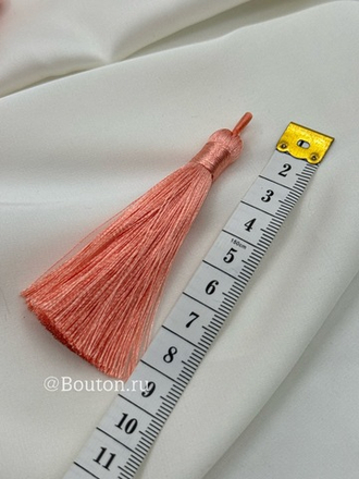 Кисточка для штор персиковая 8 см