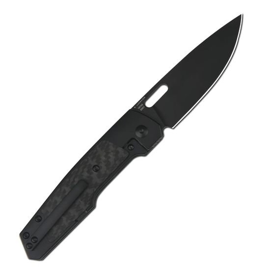 Нож Artisan Cutlery 1874G-BCF Gambit Queen с клинком из стали CPM-S90V, рукоять Titan / Carbon