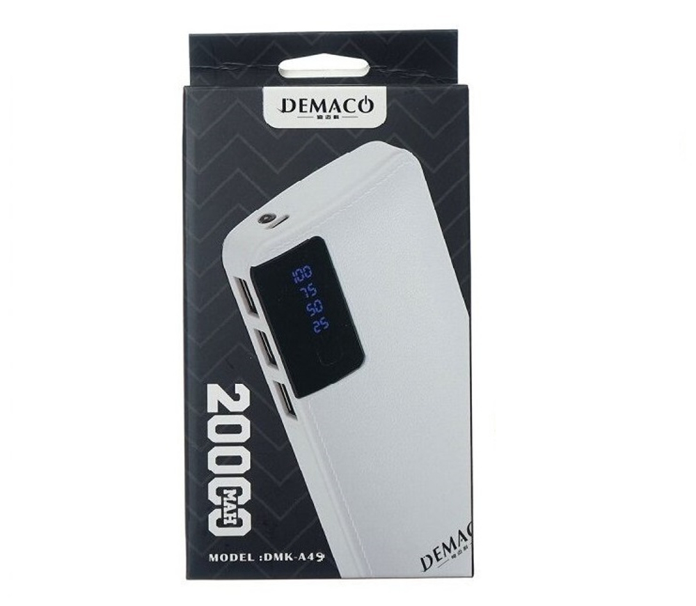 Power Bank 20000mAh, Demaco DKK-A49, черный