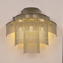 Бра Cloyd ONASSIS W3 / выс. 27 см - хром (арт.20371)