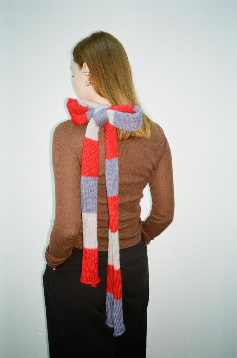 Шарф Jacob Cro Snake "Grey/Red"