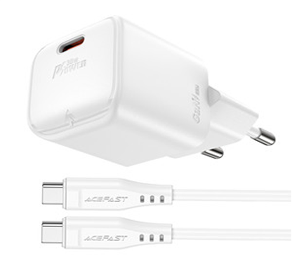 A77 mini PD30W GaN single USB-C charger set (C3-03) (EU)