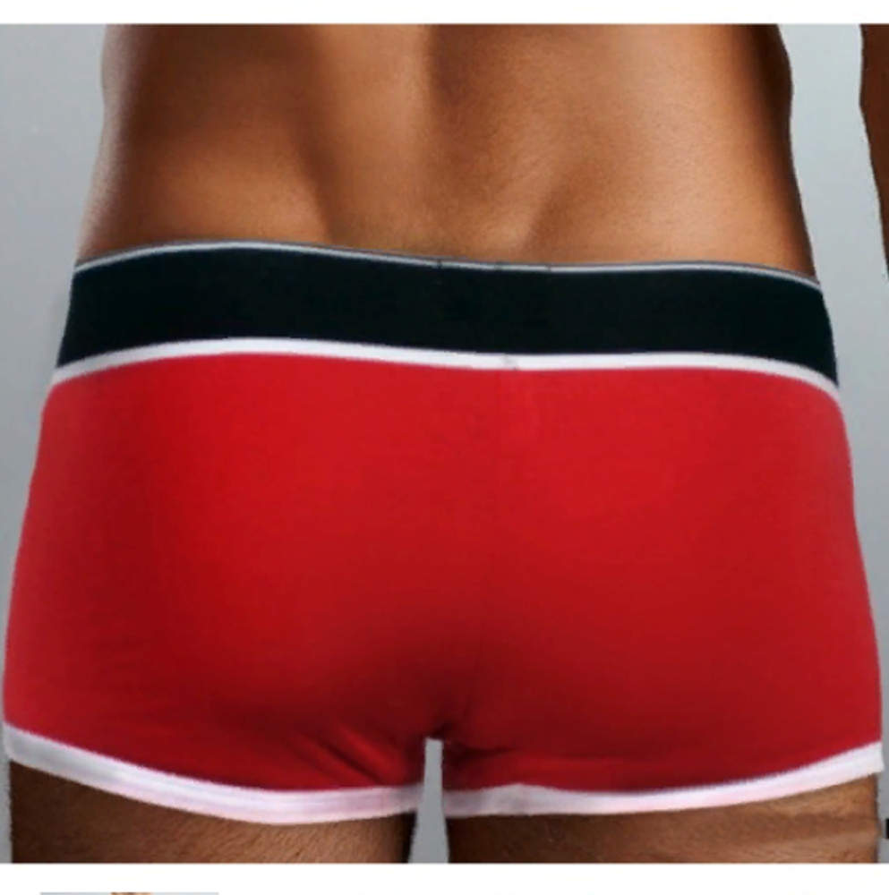 Мужские трусы хипсы красные Diesel