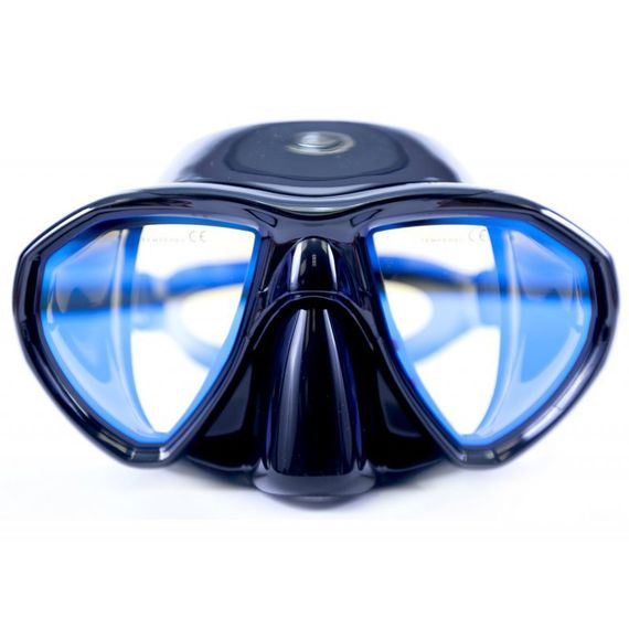 Маска с просветленными линзами Sargan Кама Черный силикон Черная рамка