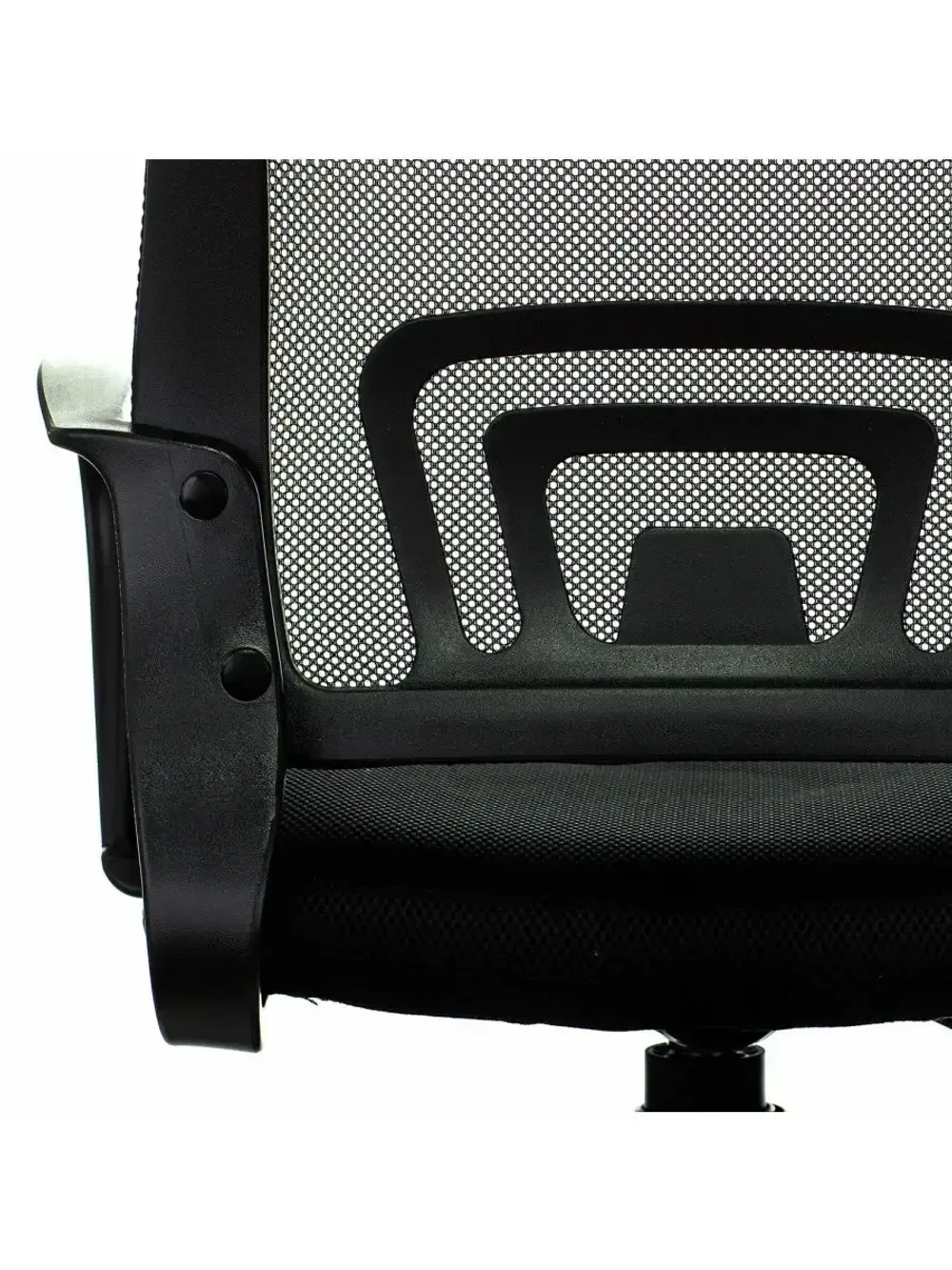 Кресло BRABIX "Fly MG-396", с подлокотниками, сетка, черное, 532083