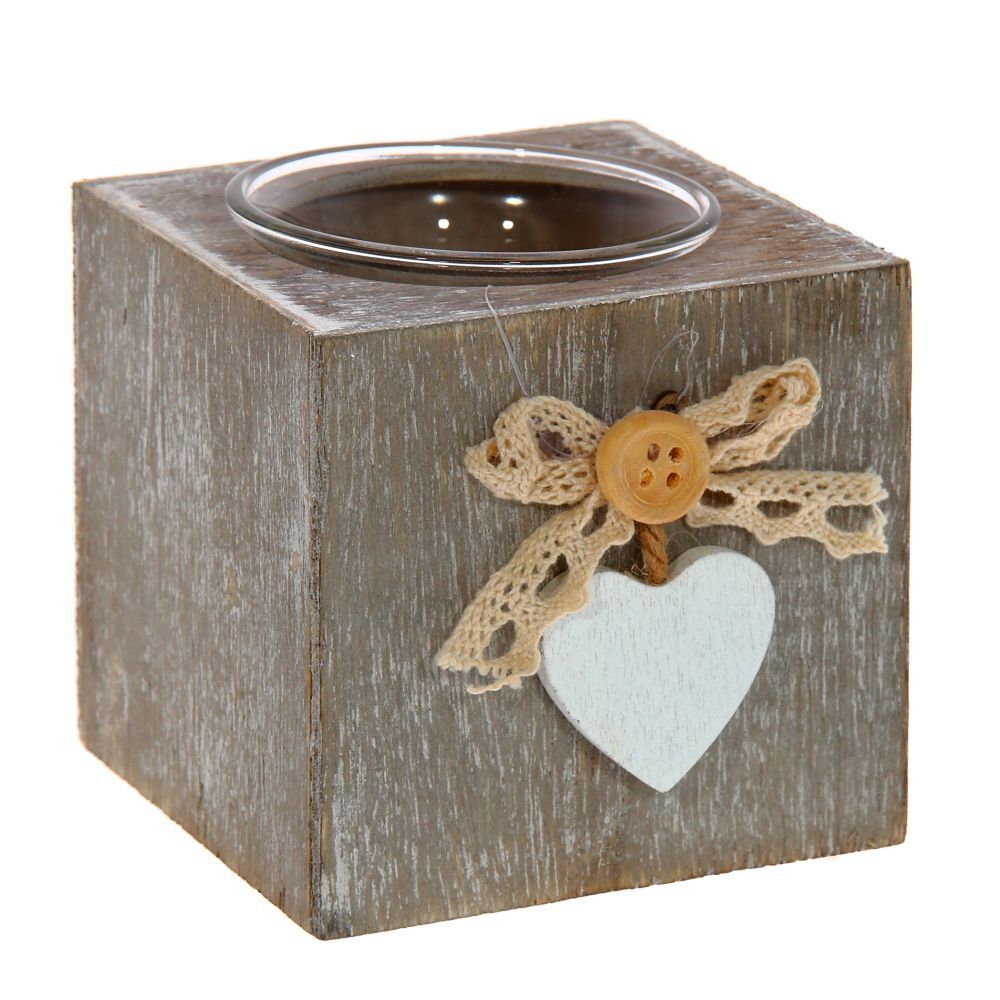 GAEM Подсвечник, L8 W8 H8 см, 3в.