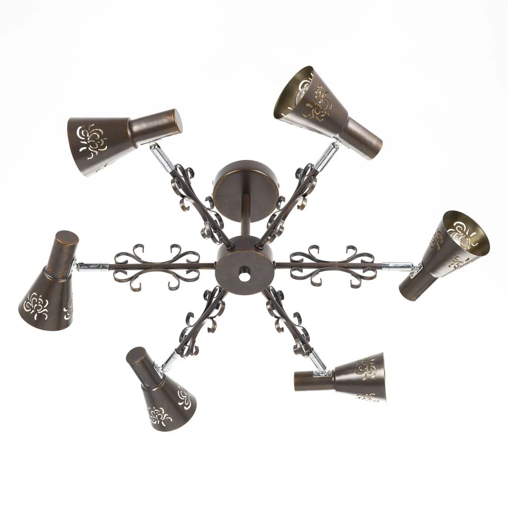 Citilux Дункан CL529161 Люстра на штанге Коричневая