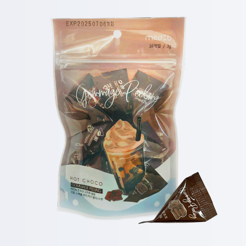 Гоммаж пилинг для лица Med B Hot Cacao Gommage с экстрактами какао