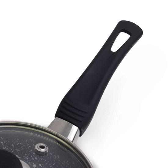 Набор блинная сковорода 22 см. и маленькая сковорода с крышкой d14 см. Kamille KM-0615MR