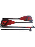 Весло разборное двухлопастное для sup-доски, DAMA DOUBLE BLADE (двойное) RED, 1 шт