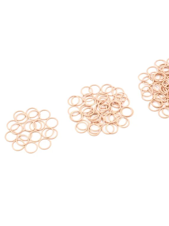 Кольцо Arta-F, 15 мм, металл, телесный 126