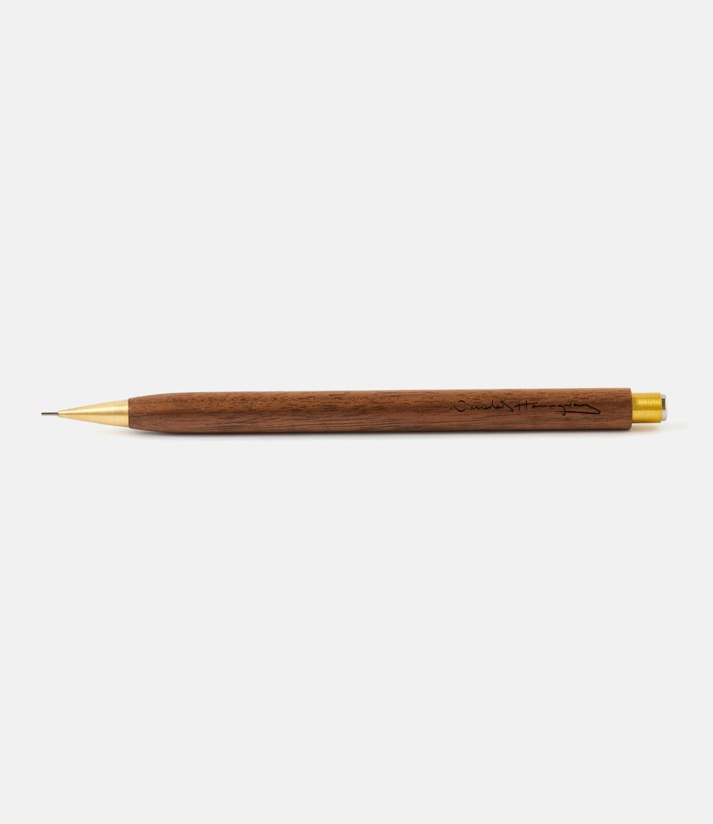 Nicholas Hemingway Handmade Walnut & Brass Mechanical Pencil — механический карандаш