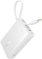 Внешний аккумулятор Baseus PicoGo 2C+U 45W 10000 мАч белый