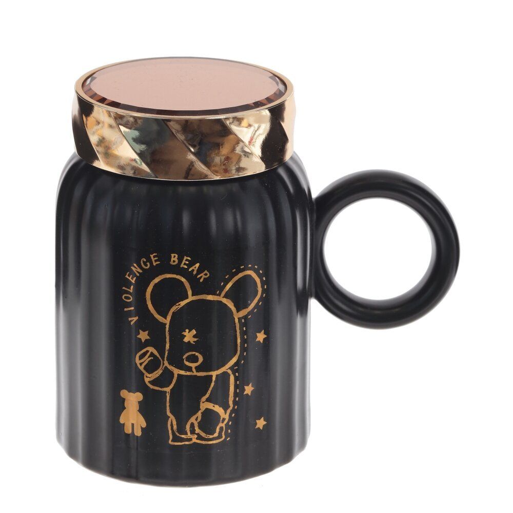 GAEM Кружка с крышкой, 500 мл, L14 W9 H13 см, 4в.