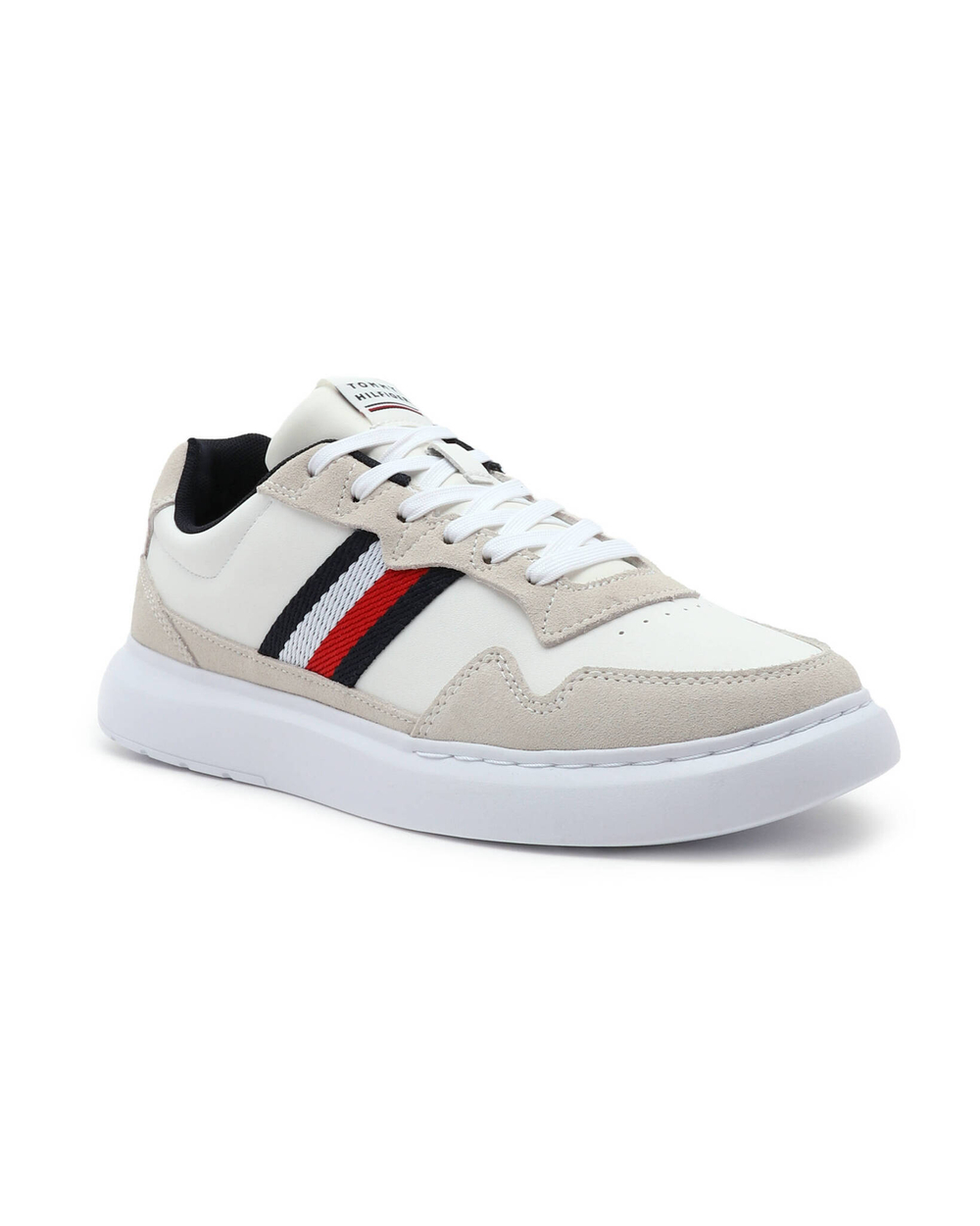 Кожаные кроссовки lightweight leather mix cup Tommy Hilfiger - бежевый(FM0FM04427)