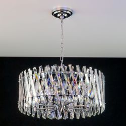 Citilux Ингвар CL334281 Люстра подвесная хрустальная Хром