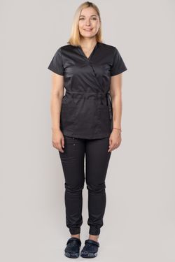Костюм медицинский женский 386 ГРАФИТ