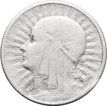 2 злотых 1934 Польша. Голова Полонии
