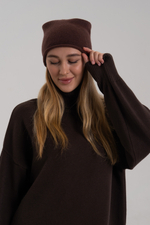 Шапка вискоза + шерсть лана