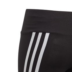 Штаны для девочки теннисные Adidas G 3-Stripes Cotton Tights - black/white