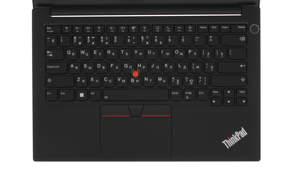 14" Ноутбук Lenovo ThinkPad E14 Gen 4 Black Touch (1920x1080, Intel Core i7-1260P, RAM 8ГБ, SSD 256ГБ, Intel Iris Xe Graphics, OS Windows)