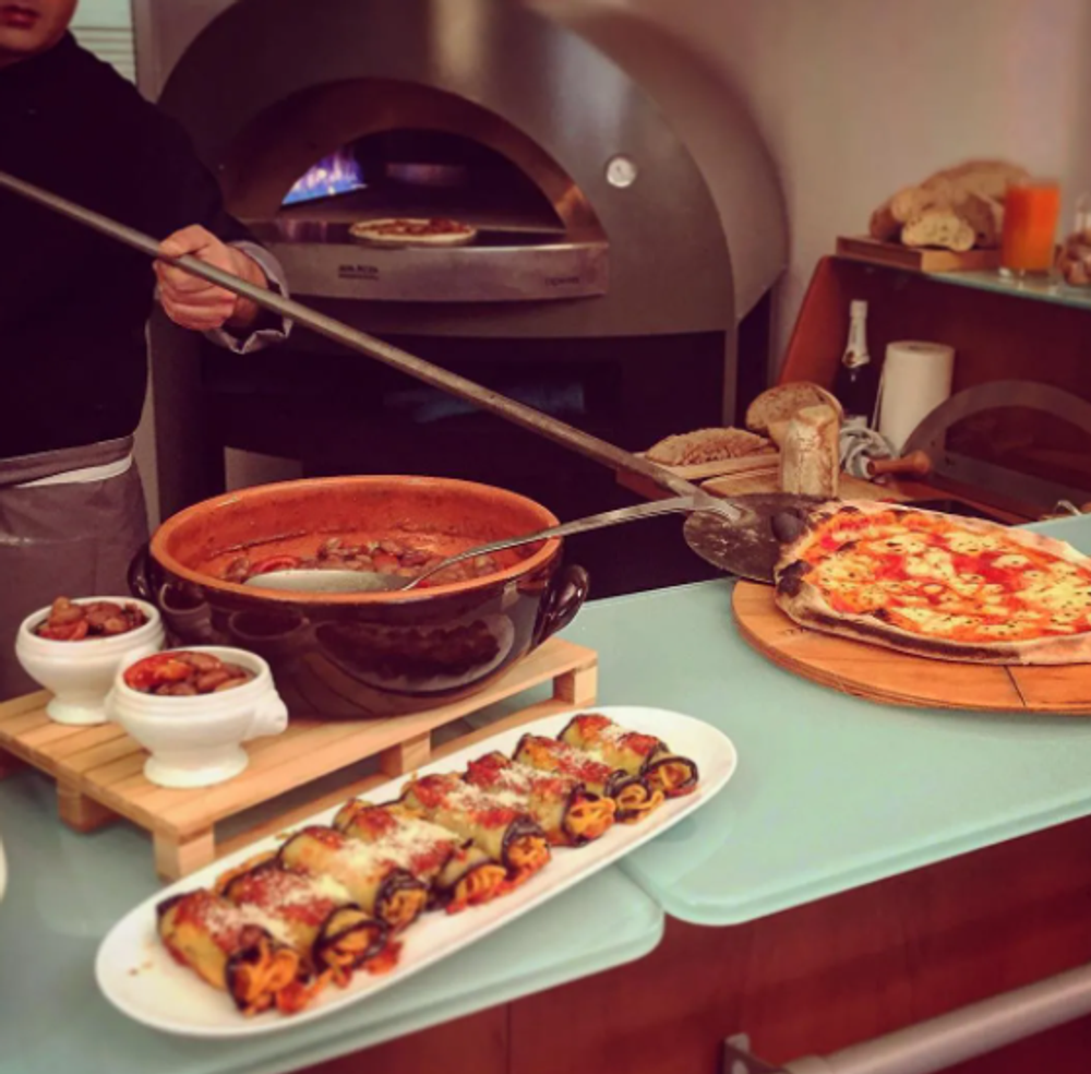 Печь для пиццы на дровах и газе ALFA PIZZA Opera