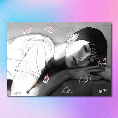 Арт принт / y0urwa1f00 / SEVENTEEN / Вону