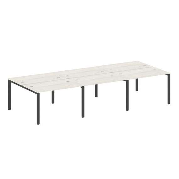 Метал Систем Рабочая станция на 6 мест на П-образном м/к БП.СМ-6.2